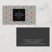 Etiket op het vierkant, 01a - Geometric 060614 (02 Visitekaartje (Voorkant / Achterkant)