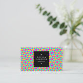 Etiket op het vierkant, 01a - Geometric 060614 (02 Visitekaartje (Staand voorkant)