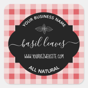 Etiket op kruid- en specerijkarnar