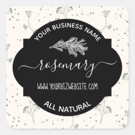 Etiket op kruid- en specerijkarnar