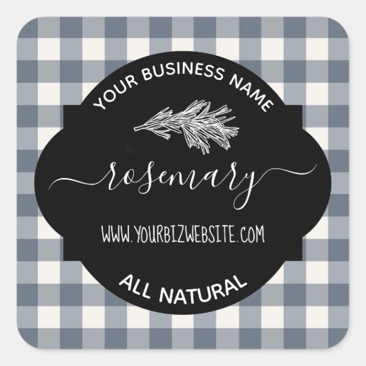 Etiket op kruid- en specerijkarnar (Voorkant)