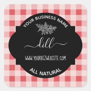 Etiket op kruid- en specerijkarnar