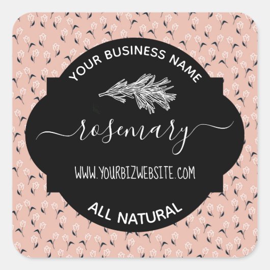 Etiket op kruid- en specerijkarnar (Voorkant)