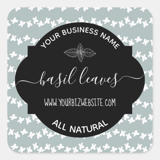 Etiket op kruid- en specerijkarnar (Voorkant)