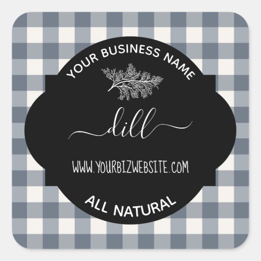 Etiket op kruid- en specerijkarnar (Voorkant)