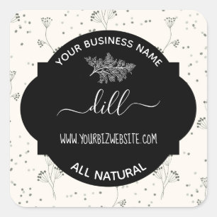 Etiket op kruid- en specerijkarnar