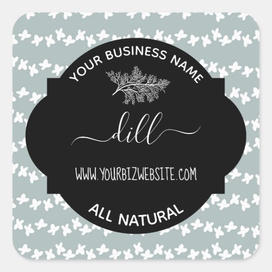 Etiket op kruid- en specerijkarnar (Voorkant)