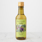 Etiket op Paars en groene azijn (Voorkant)