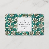 Etiket op vierkant etiket 03a - Patroon 140617 - K Visitekaartje (Voorkant)