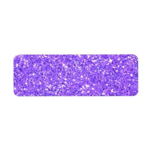 Etiket Paars mousserend glitter (Voorkant)