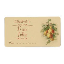 Etiket Pear Canning