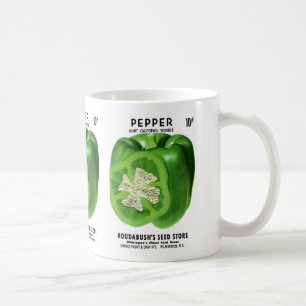Etiket Pepper-verpakking Koffiemok