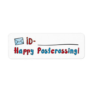 Etiket postkruising-ID - Letter