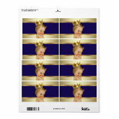 ETIKET PRINCE-Baby shower WATERFLES (Full Sheet)