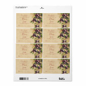 Etiket pruimenconserven (Full Sheet)