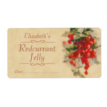Etiket Redcurrant Canning