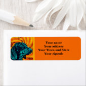 Etiket retouradres Dachshund-post (Insitu)