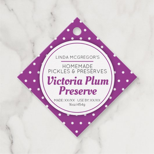 Etiket rode jam (Voorkant)