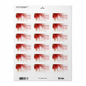 Etiket rood flessenborstel (Full Sheet)