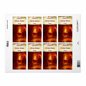 Etiket schuim en bier (Full Sheet)