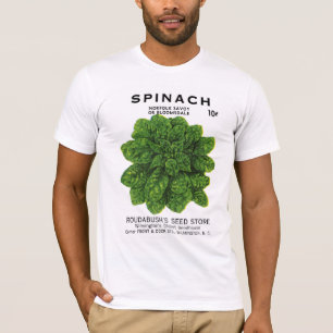 Etiket spinazie t-shirt