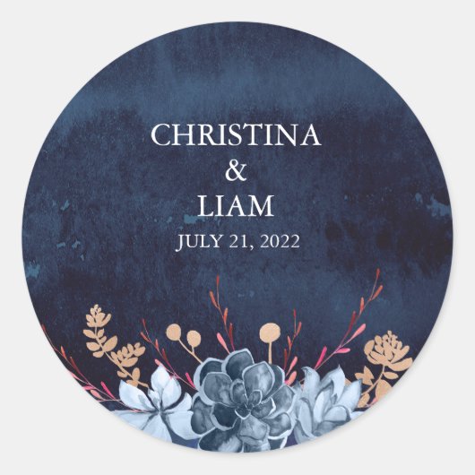 Etiket Sticker marineschalkbord (Voorkant)