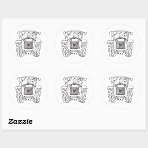 Etiket Sticker voor speciale landbruiloft
