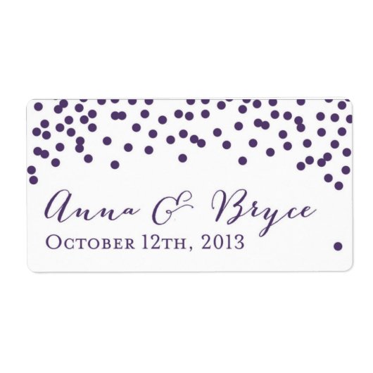 Etiket stomp waterfles (Voorkant)