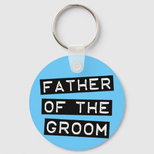 Etiket Vader van de Groom Sleutelhanger
