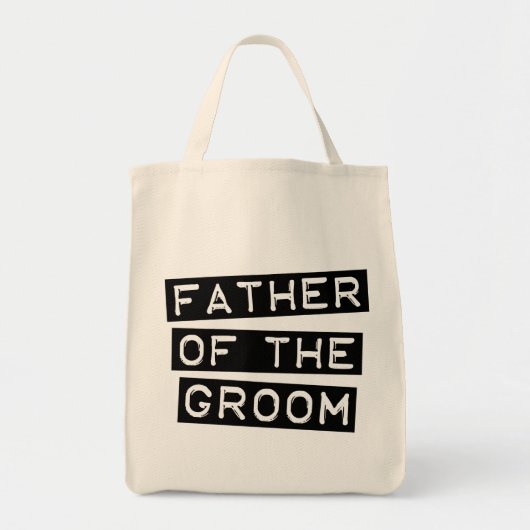 Etiket Vader van de Groom Tote Bag (Voorkant)