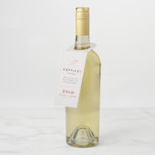  Etiket Vakje Fles Hang Label (Schuin)