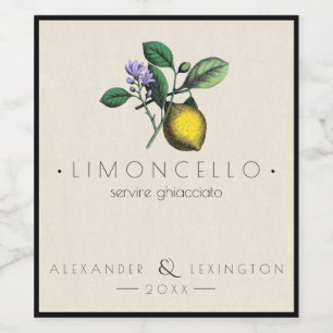 ETIKET VAN DE LIMONCELLOFLES