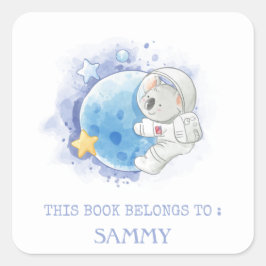 ETIKET VAN HET BOEK : KOALA OP HET MOON