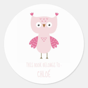 ETIKET VAN HET BOEK: KUSTPINK BABY OWL