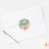 Etiket van het het manuscriptlichaam van de waterv (Envelop)