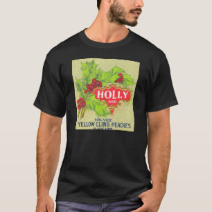 Etiket van het Krat van het Fruit van de Perziken T-shirt