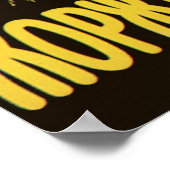  etiket van het product, Russisch warme chocolade  Poster (Hoek)