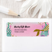 Etiket van het retouradres van de handelaar (Insitu)