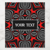 etiket van maori bww - patroon (Enkel label)