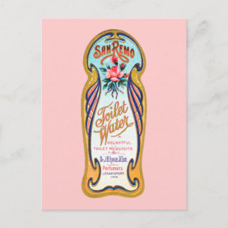 etiket van San Remo Toilet Water Briefkaart