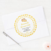 Etiket van zelfgemaakte bananencake (Envelop)