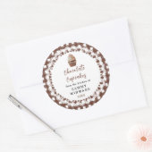 Etiket van zelfgemaakte chocoladecupcakes (Envelop)