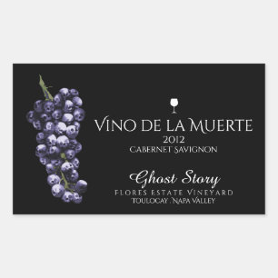 Etiket vino de la muerte