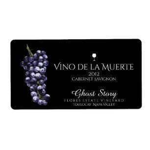 Etiket vino de la muerte