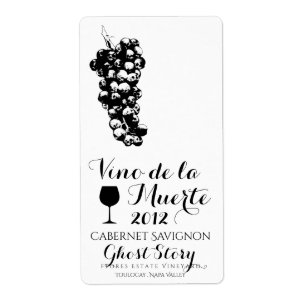 Etiket vino de la muerte