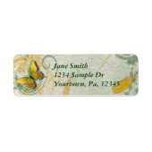 Etiket vlinderadres (Voorkant)