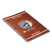 Etiket vogelbaars notitieboek (Rechterzijde)