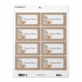 Etiket voor aangepaste uitgelekte goederen (Full Sheet)