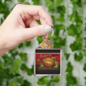 Etiket voor Antiek groenten uitsteken Sleutelhanger (Hand)