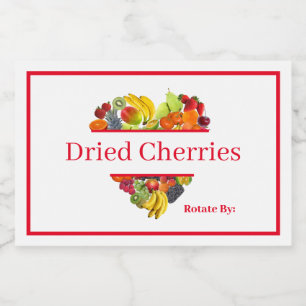 Etiket voor blikverpakking van levensmiddelen Gedr